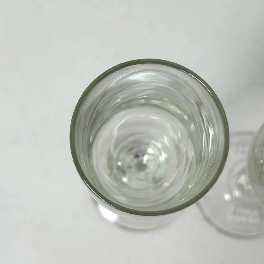 Angry Orchard Hard Cider Flute Glass Cider House‎ Set of 4 Stemmed Embossed